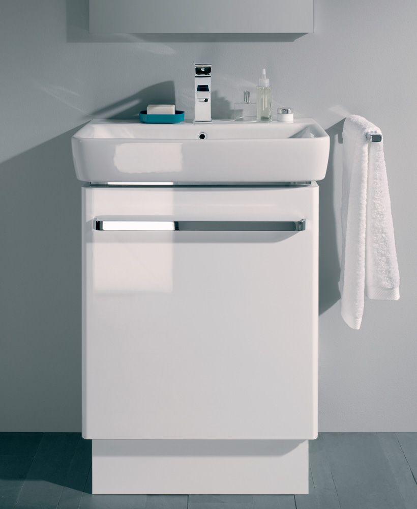 Wall Hung Units E200 600 White Vanity Unit Floor Standing