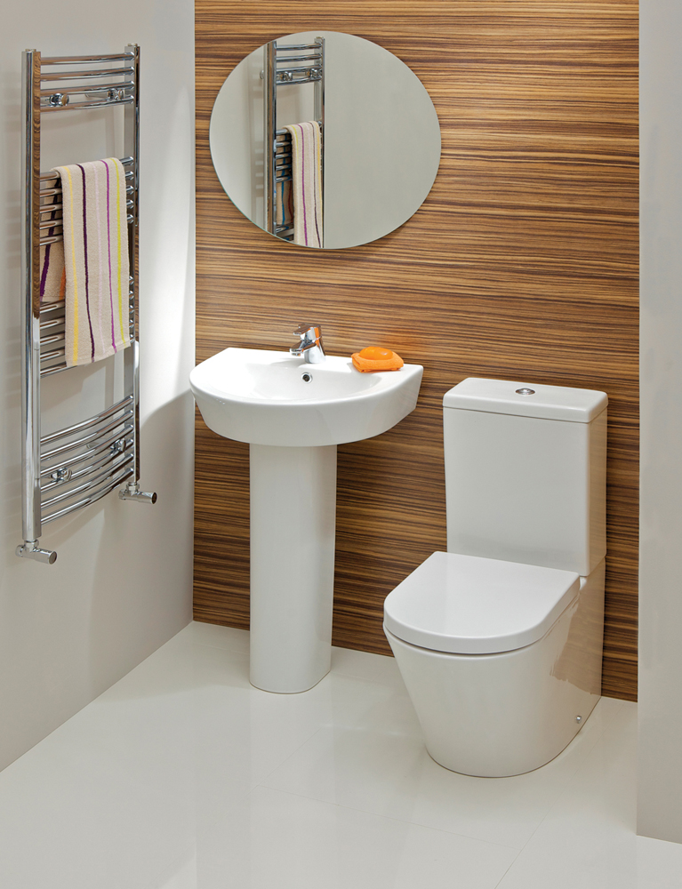 Curvo Toilet and Wash Basin Set