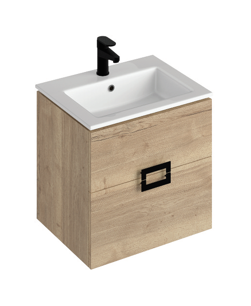 Ava Halifax Oak 55 Vanity Unit and Basin