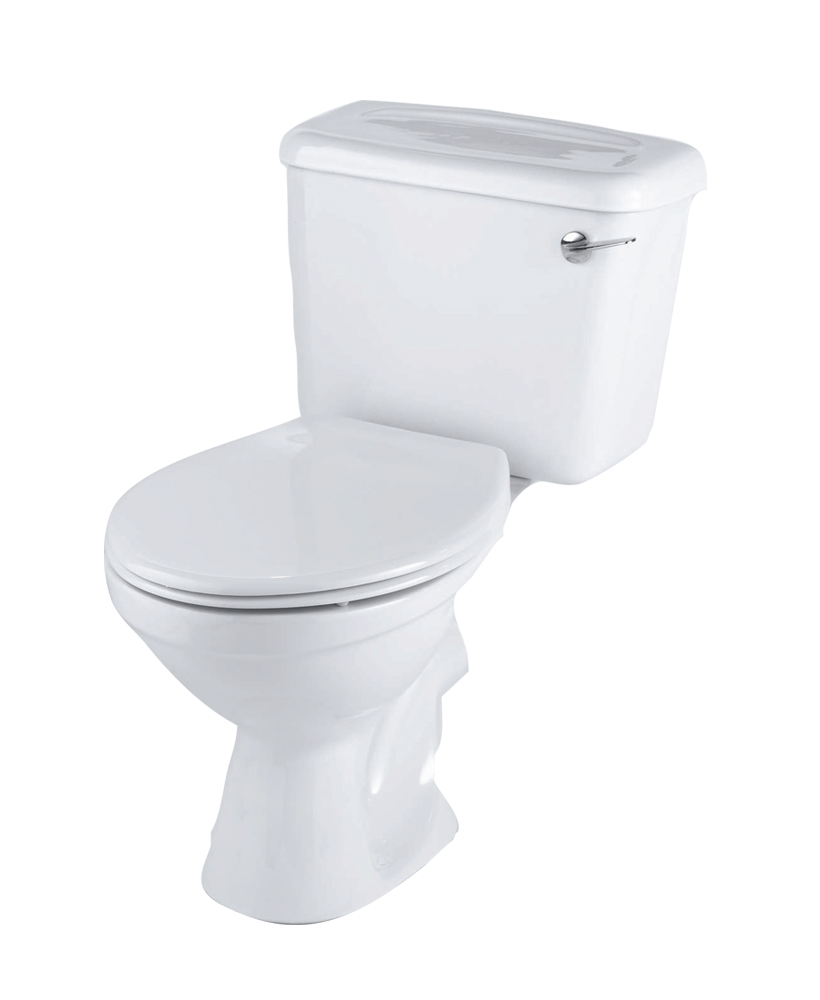 Option Close Coupled Toilet Lever Flush & Seat OT1148+OT2361+HARCORWH
