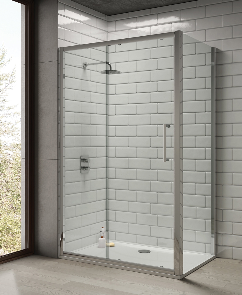 900 wide sliding shower door