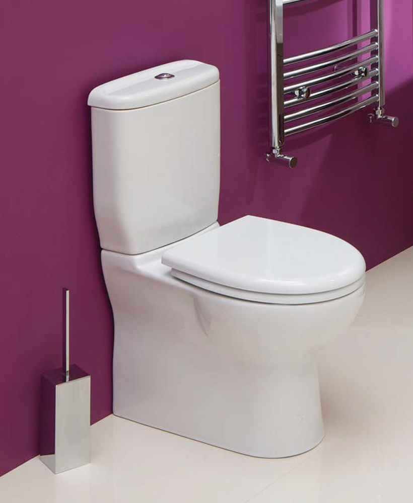 Space Saver Toilets Oscar Close Coupled Toilet & Soft Close Seat
