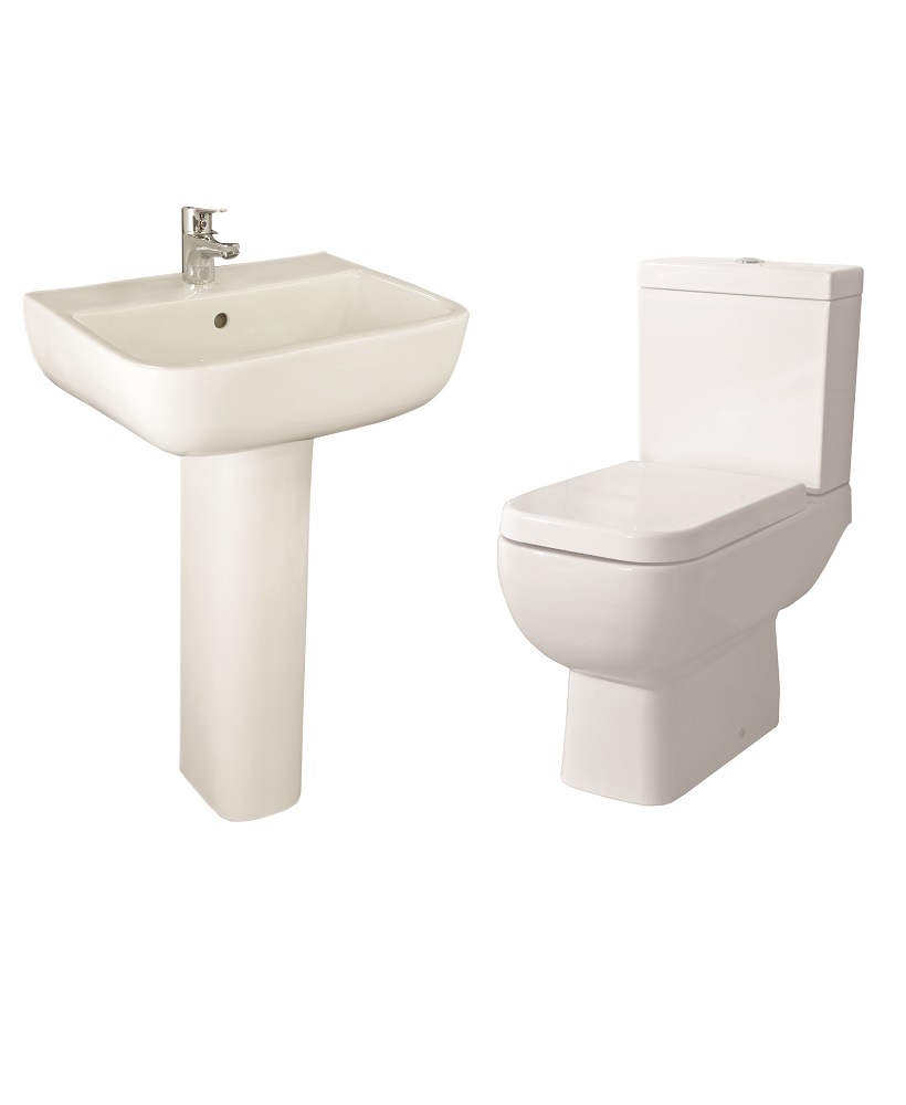 RAK Series 600 Toilet and Basin Set