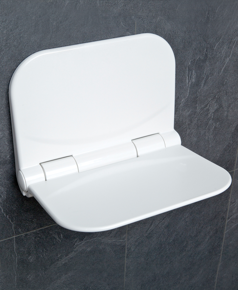 folding toilet seat wall mounted