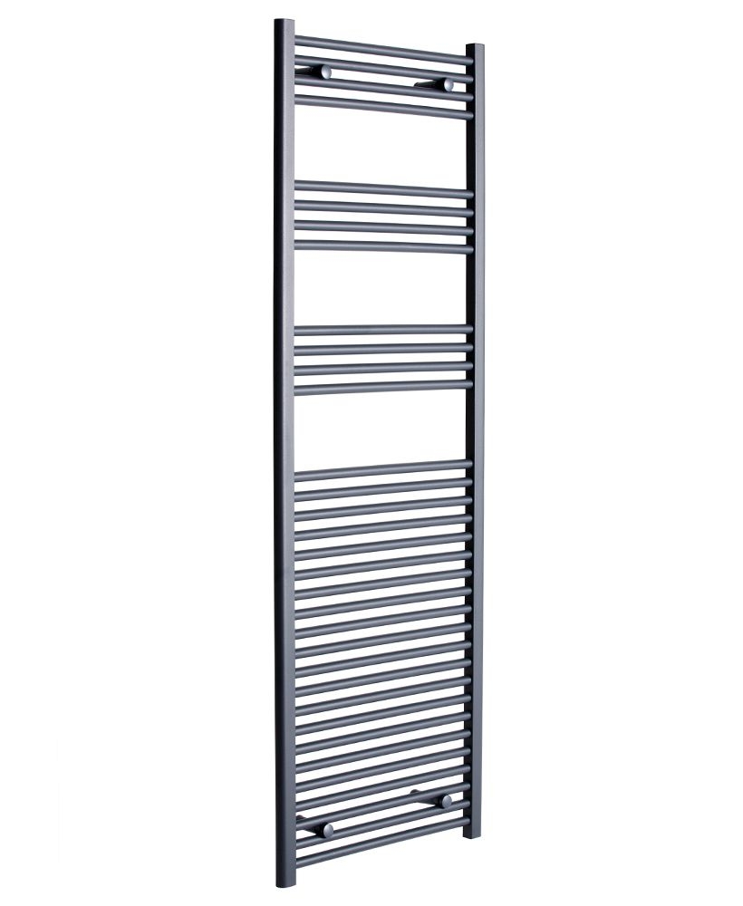 Straight Heated Towel Rails Straight 1800x600 Heated Towel Rail Anthracite